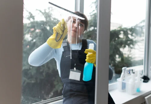 Nettoyage de vitres intérieures et extérieures à Saint-Flavy